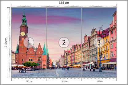 Fototapeta Ratusz We Wrocławiu 315 × 210 cm – podgląd kadru