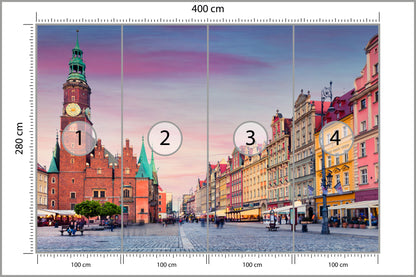 Fototapeta Ratusz We Wrocławiu 400 × 280 cm – podgląd kadru