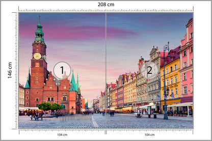Fototapeta Ratusz We Wrocławiu 208 × 146 cm – podgląd kadru