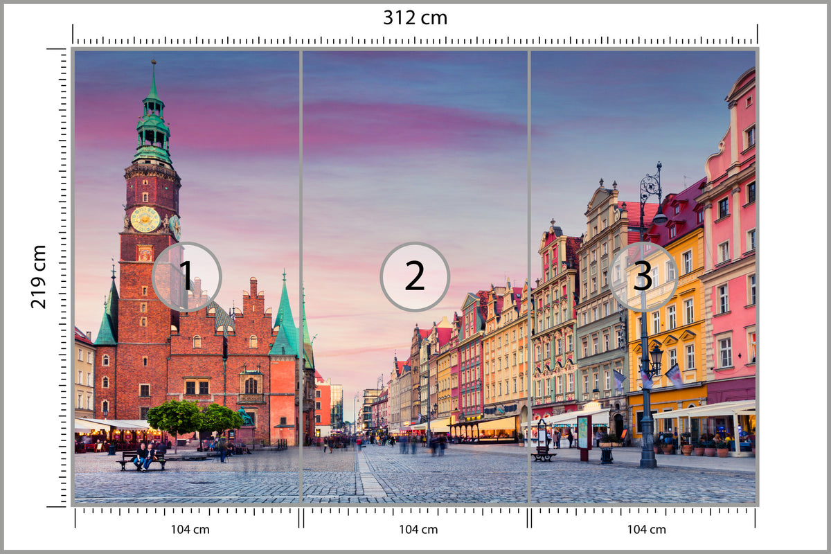 Fototapeta Ratusz We Wrocławiu 312 × 219 cm – podgląd kadru