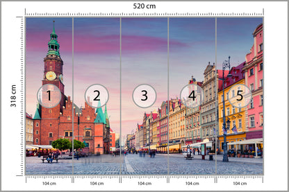 Fototapeta Ratusz We Wrocławiu 520 × 318 cm – podgląd kadru