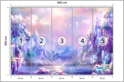 Fototapeta Magiczna Górska Kraina 460 × 300 cm – podgląd kadru
