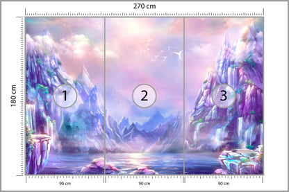 Fototapeta Magiczna Górska Kraina 270 × 180 cm – podgląd kadru