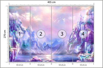 Fototapeta Magiczna Górska Kraina 405 × 270 cm – podgląd kadru