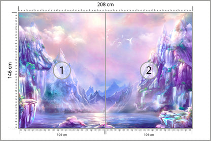 Fototapeta Magiczna Górska Kraina 208 × 146 cm – podgląd kadru