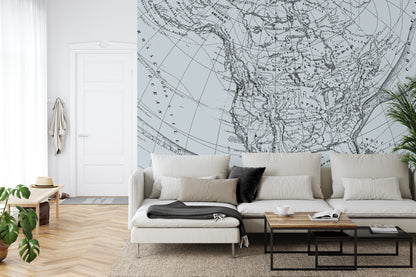 Fototapeta Stara Mapa – aranżacja wnętrza