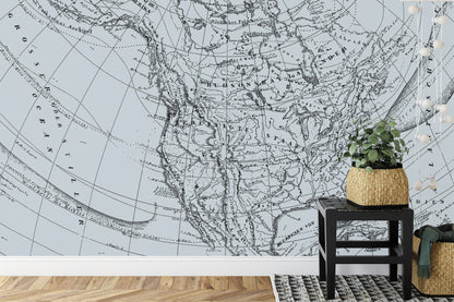 Fototapeta Stara Mapa – aranżacja wnętrza