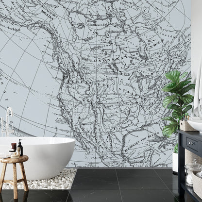 Fototapeta Stara Mapa – aranżacja wnętrza