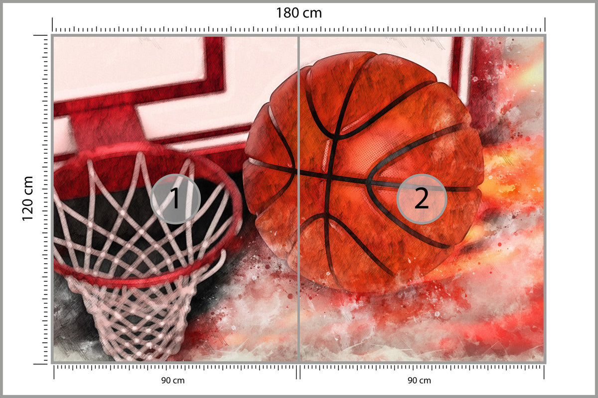 Fototapeta Piłka W Locie 180 × 120 cm – podgląd kadru