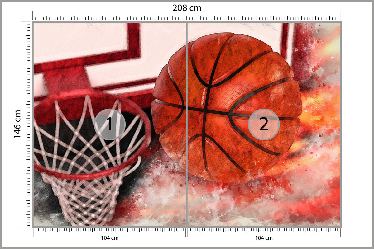 Fototapeta Piłka W Locie 208 × 146 cm – podgląd kadru