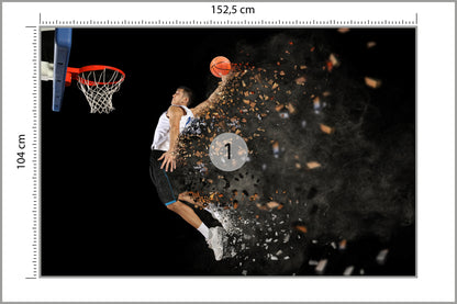 Fototapeta Koszykarz W Akcji 152,5 × 104 cm – podgląd kadru