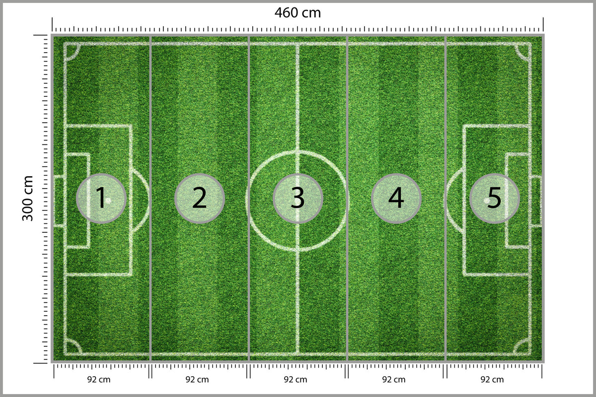 Fototapeta Stadion Z Lotu Ptaka 460 × 300 cm – podgląd kadru