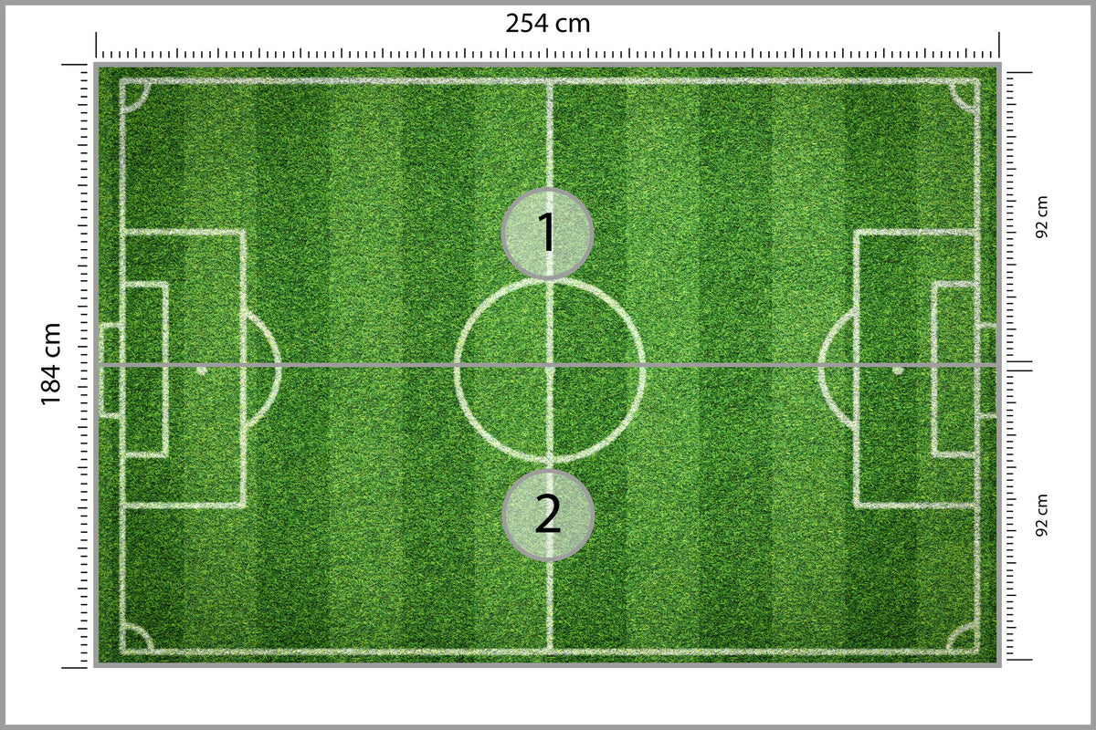 Fototapeta Stadion Z Lotu Ptaka 254 × 184 cm – podgląd kadru