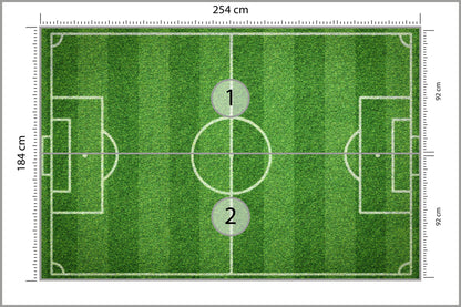 Fototapeta Stadion Z Lotu Ptaka 254 × 184 cm – podgląd kadru