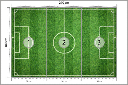 Fototapeta Stadion Z Lotu Ptaka 270 × 180 cm – podgląd kadru