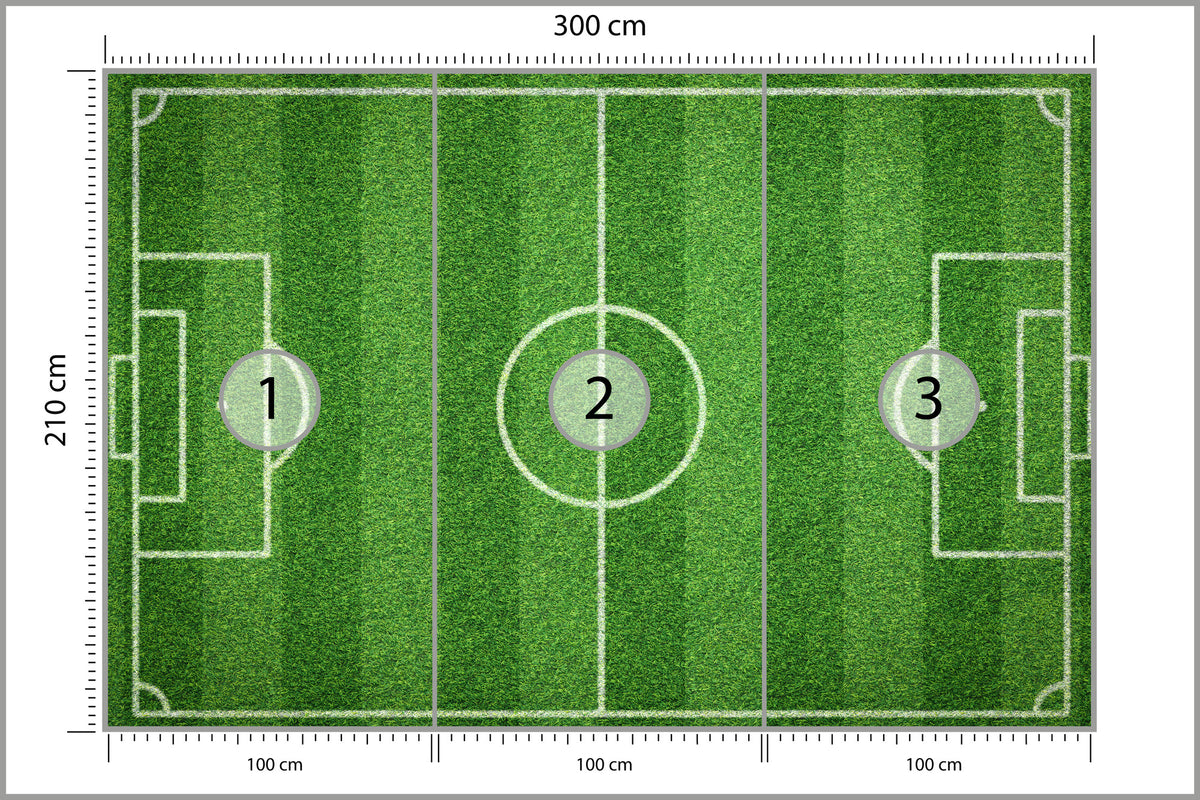 Fototapeta Stadion Z Lotu Ptaka 300 × 210 cm – podgląd kadru