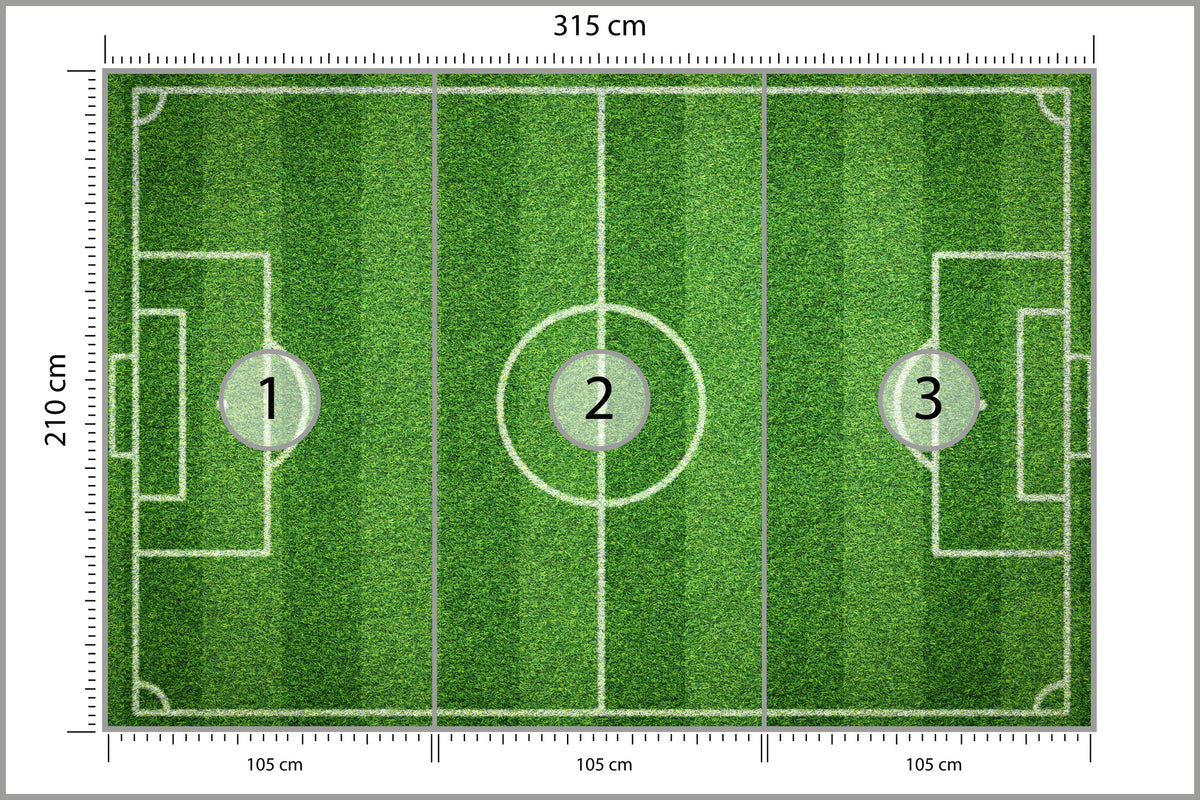 Fototapeta Stadion Z Lotu Ptaka 315 × 210 cm – podgląd kadru