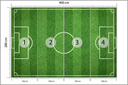 Fototapeta Stadion Z Lotu Ptaka 400 × 280 cm – podgląd kadru
