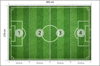 Fototapeta Stadion Z Lotu Ptaka 405 × 270 cm – podgląd kadru
