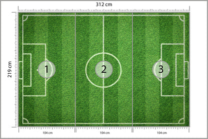 Fototapeta Stadion Z Lotu Ptaka 312 × 219 cm – podgląd kadru