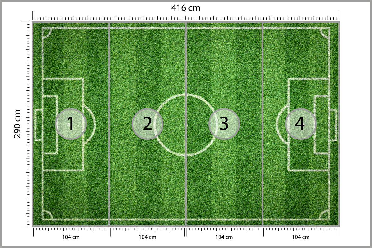 Fototapeta Stadion Z Lotu Ptaka 416 × 290 cm – podgląd kadru
