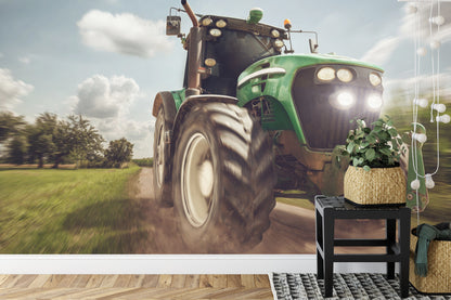 Fototapeta Pędzący Traktor – aranżacja wnętrza