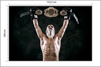Fototapeta Zwycięski Bokser 152,5 × 104 cm – podgląd kadru