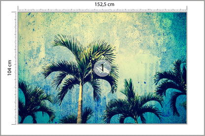 Fototapeta Palmy W Stylu Grunge 152,5 × 104 cm – podgląd kadru