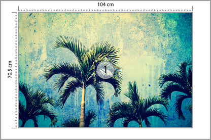 Fototapeta Palmy W Stylu Grunge 104 × 70,5 cm – podgląd kadru