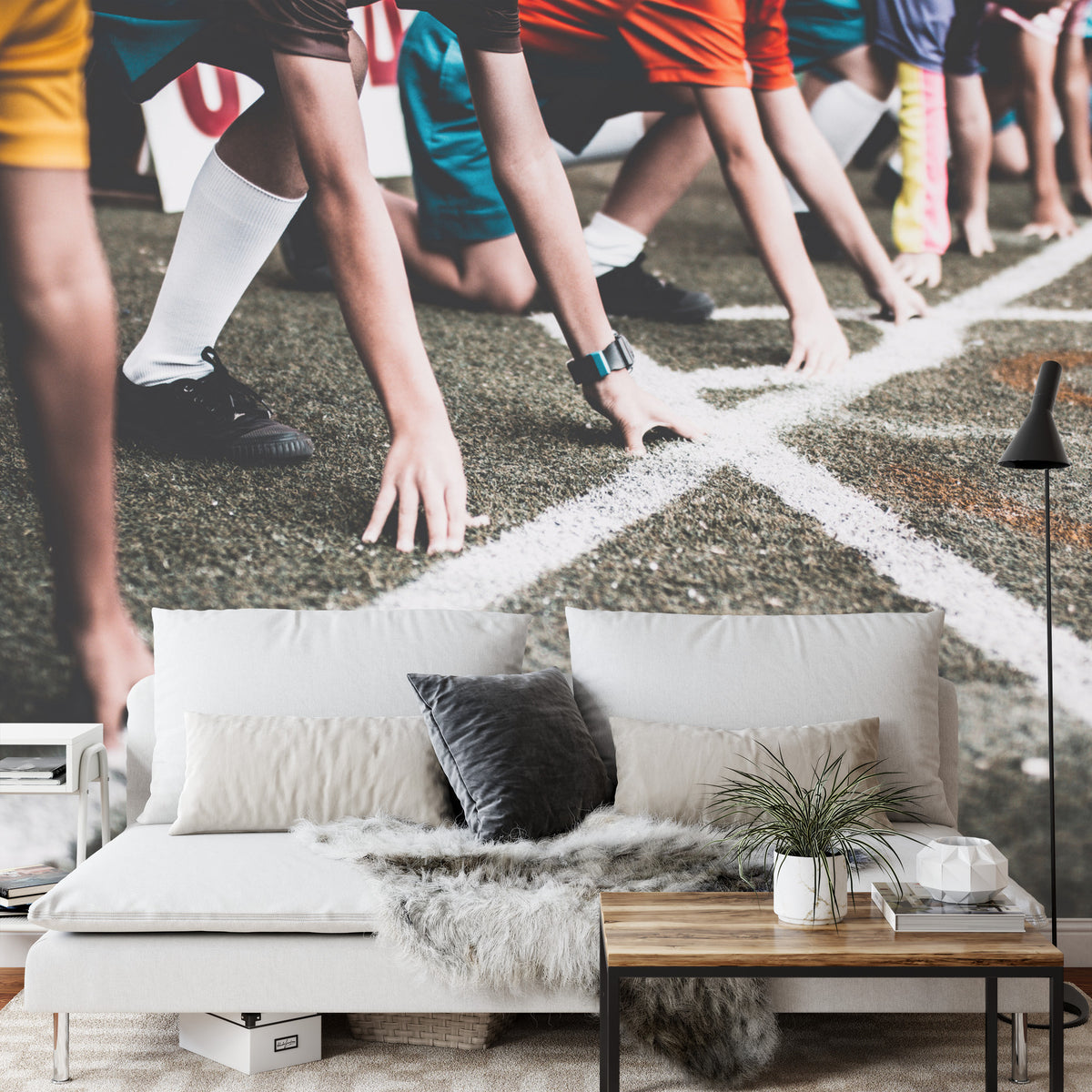 Fototapeta Zawody Sportowe W Bieganiu 3D – aranżacja wnętrza