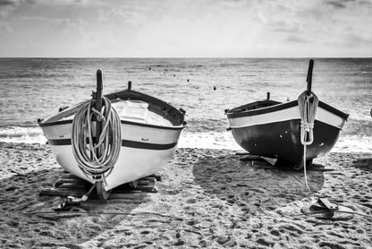 Fototapeta Plaża Łodzie – wzór