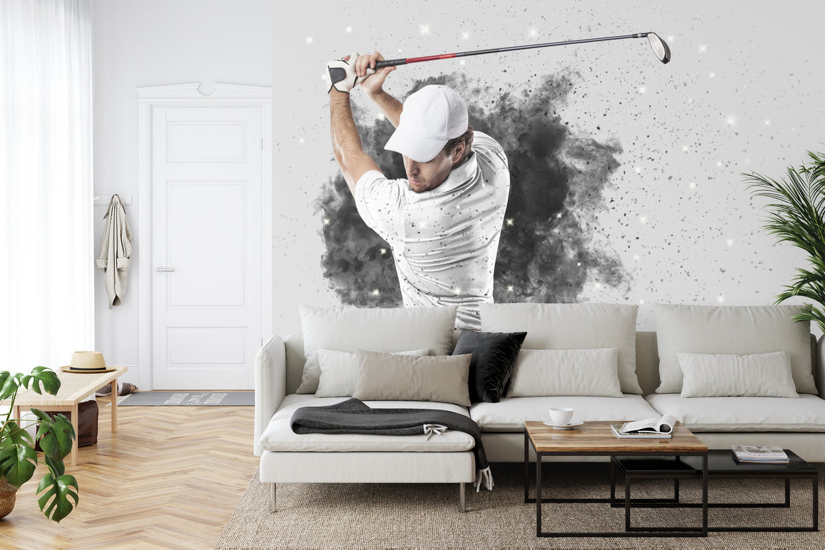 Fototapeta Golfista – aranżacja wnętrza