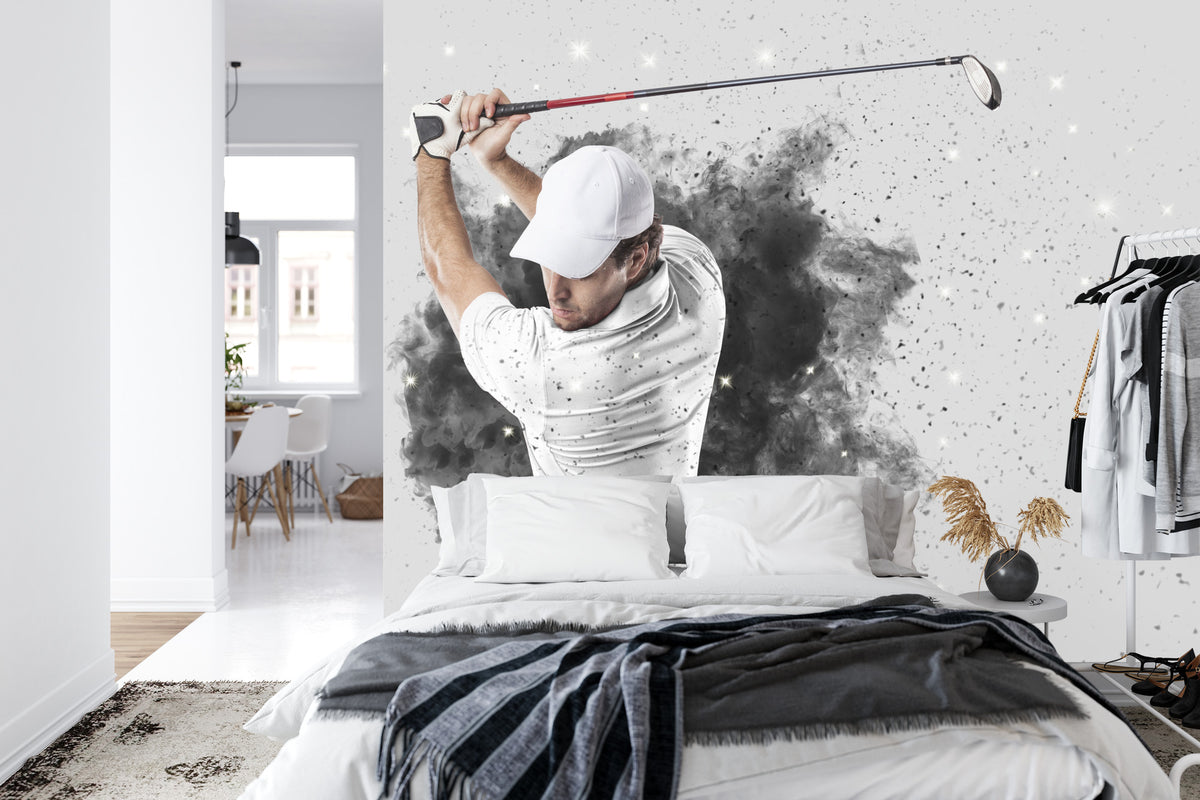 Fototapeta Golfista – aranżacja wnętrza