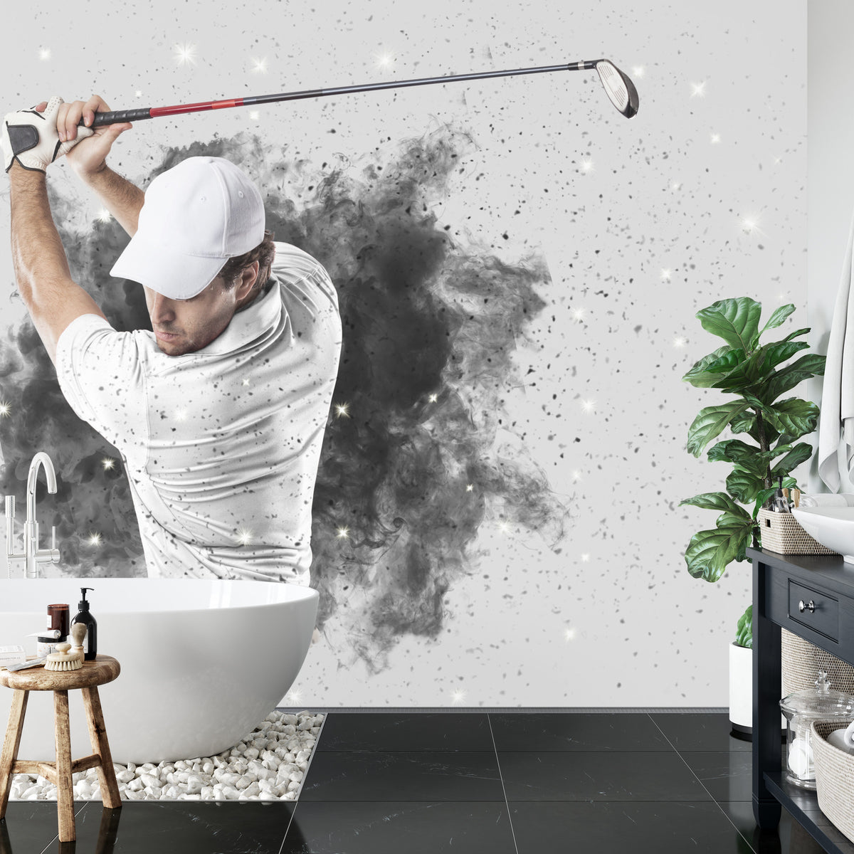 Fototapeta Golfista – aranżacja wnętrza