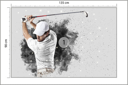 Fototapeta Golfista 135 × 90 cm – podgląd kadru