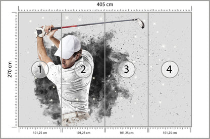 Fototapeta Golfista 405 × 270 cm – podgląd kadru