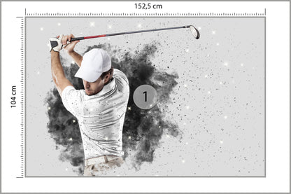 Fototapeta Golfista 152,5 × 104 cm – podgląd kadru