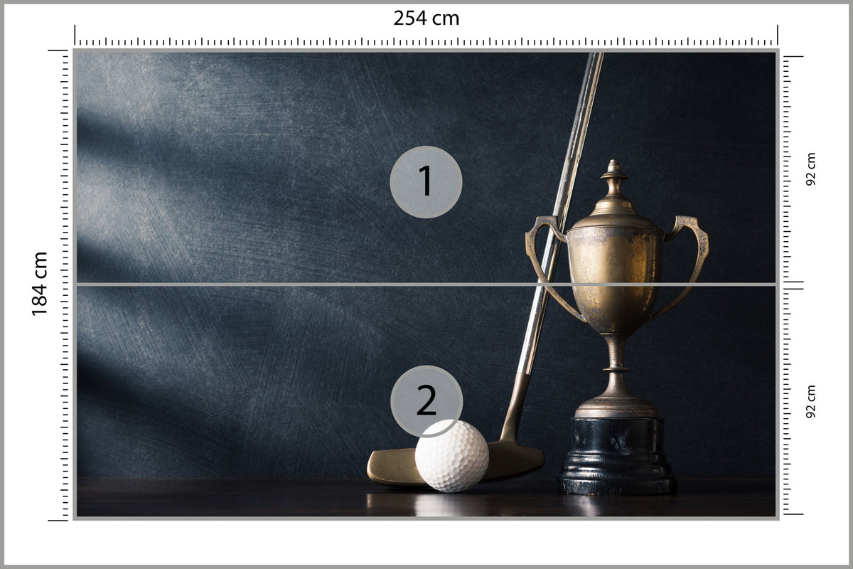 Fototapeta Puchar Golfowy 254 × 184 cm – podgląd kadru