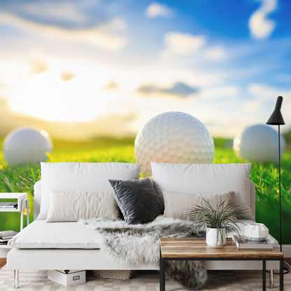 Fototapeta Piłki Golfowe 3D – aranżacja wnętrza