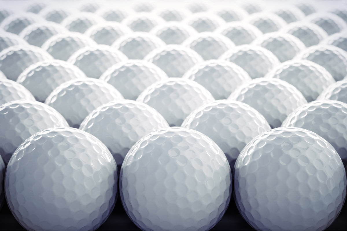 Fototapeta Piłeczki Golfowe 3D – wzór