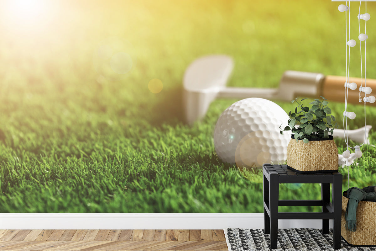 Fototapeta Piłka Golfowa Na – aranżacja wnętrza