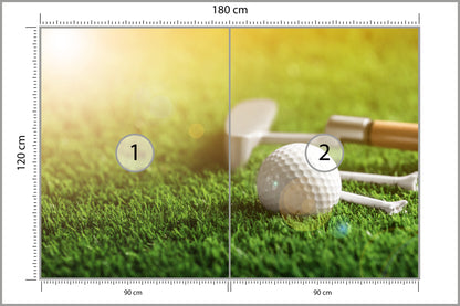 Fototapeta Piłka Golfowa Na 180 × 120 cm – podgląd kadru