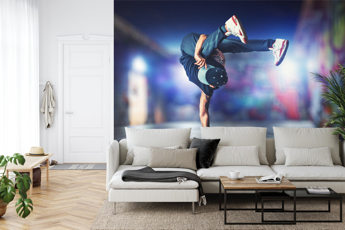 Fototapeta Tancerz Breakdance – aranżacja wnętrza