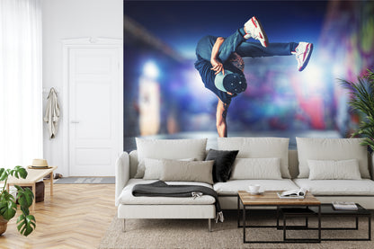 Fototapeta Tancerz Breakdance – aranżacja wnętrza