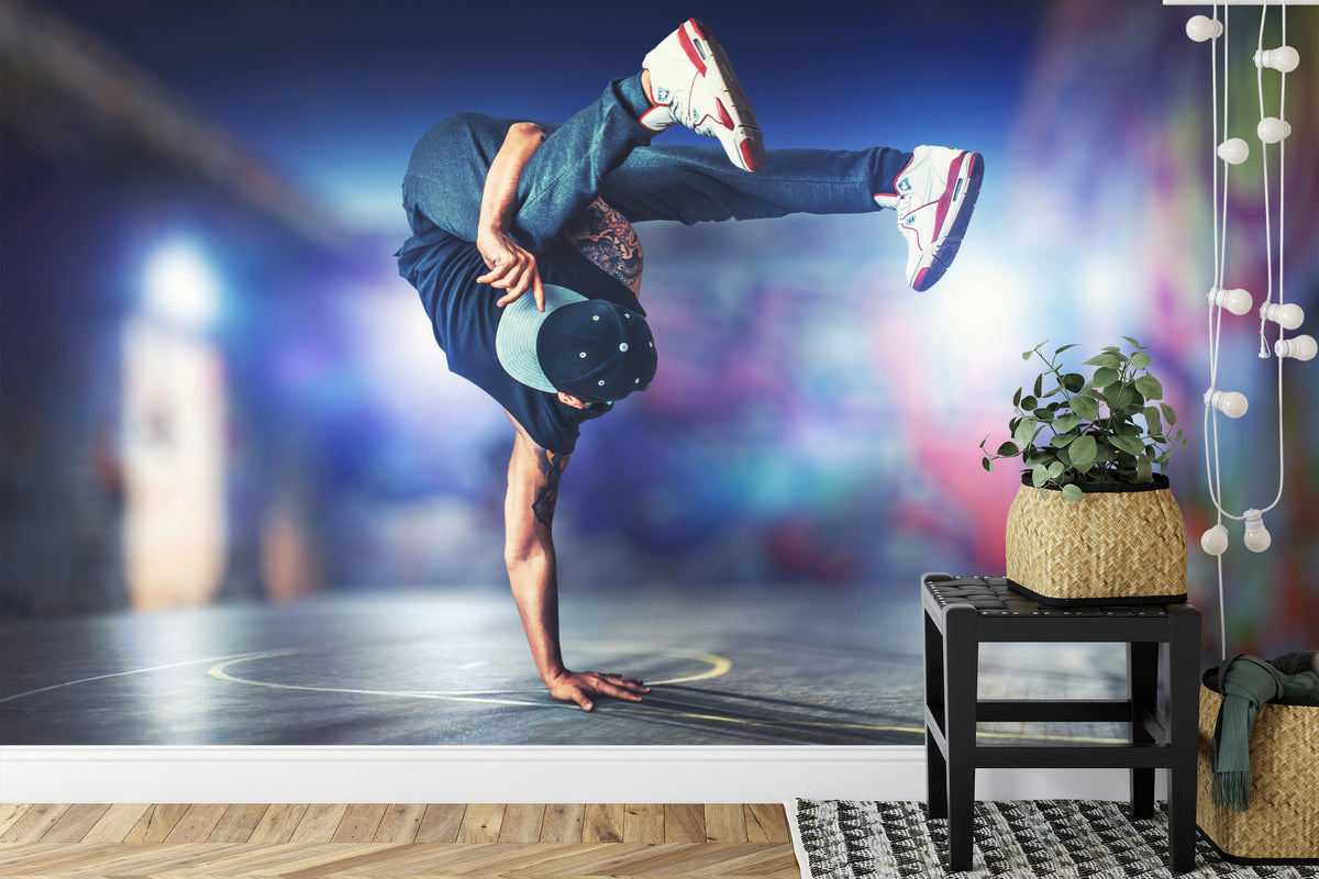 Fototapeta Tancerz Breakdance – aranżacja wnętrza