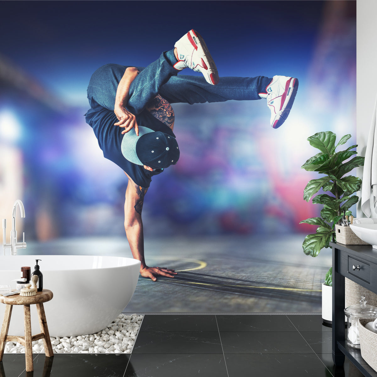 Fototapeta Tancerz Breakdance – aranżacja wnętrza