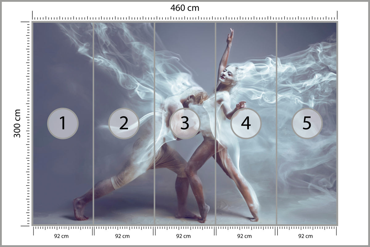 Fototapeta Taniec Współczesny W Artystycznym Wydaniu 460 × 300 cm – podgląd kadru