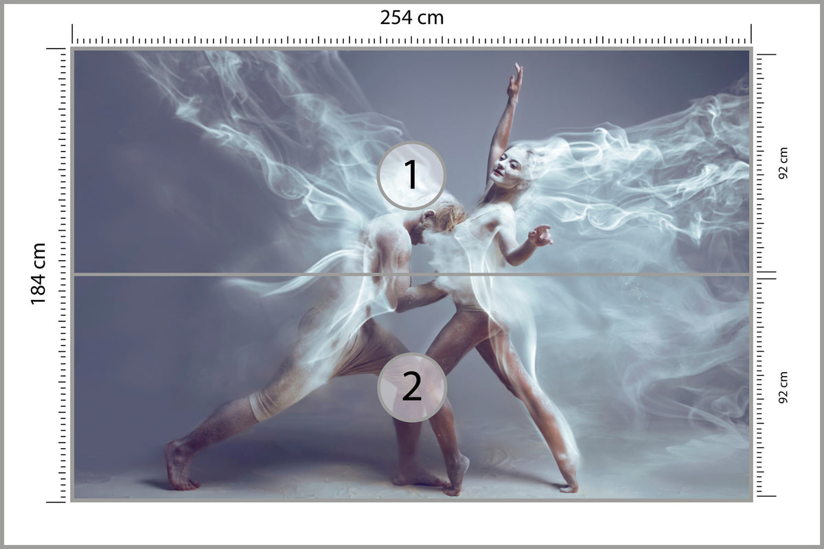 Fototapeta Taniec Współczesny W Artystycznym Wydaniu 254 × 184 cm – podgląd kadru