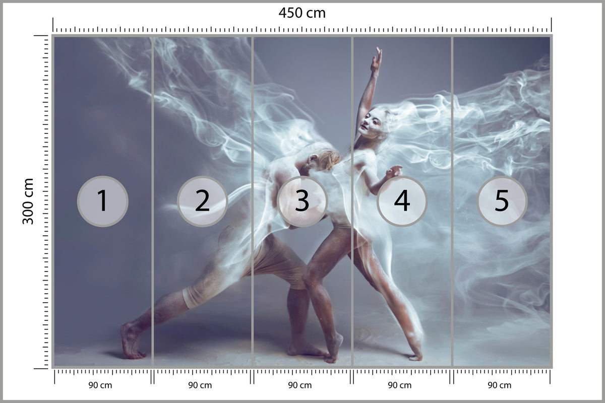 Fototapeta Taniec Współczesny W Artystycznym Wydaniu 450 × 300 cm – podgląd kadru