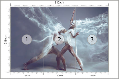 Fototapeta Taniec Współczesny W Artystycznym Wydaniu 312 × 219 cm – podgląd kadru